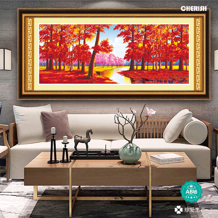 18001--鸿运当头-208x75cm   ￥995
