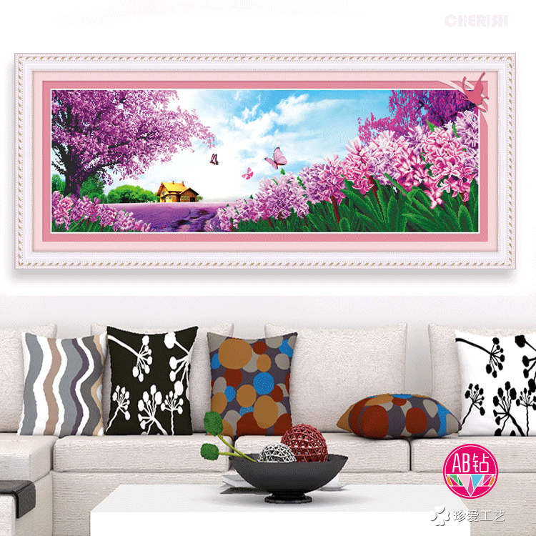 71195-薰衣草（唯美版）-134X50cm  ￥183