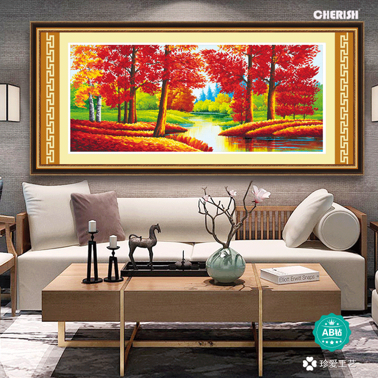 18003-金玉满堂红-150x68cm  ￥680