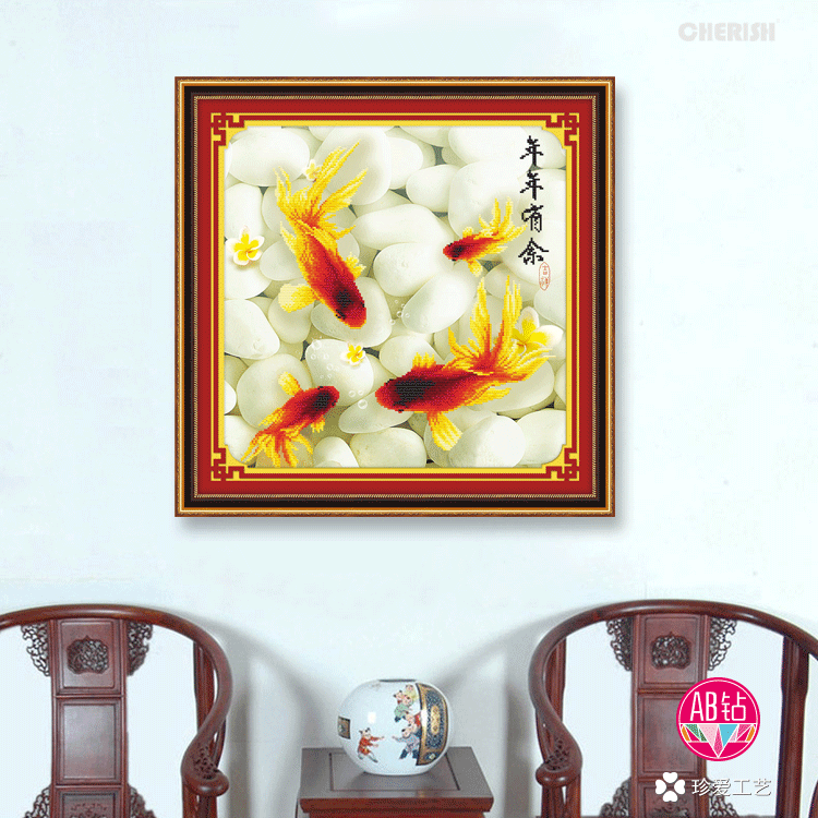 71261-年年有余（三）-60x60cm   ￥78