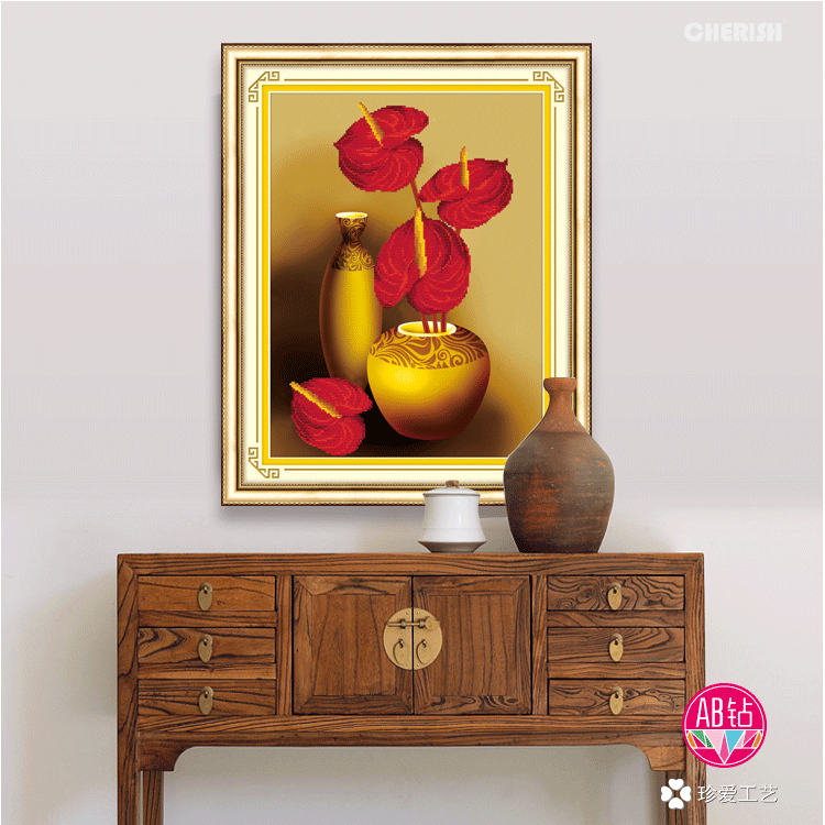 71306-浪漫花语-50x64cm   ￥72