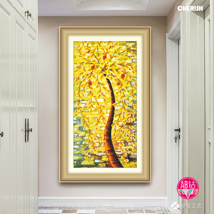 71473-富贵平安树-53x97cm  ￥128