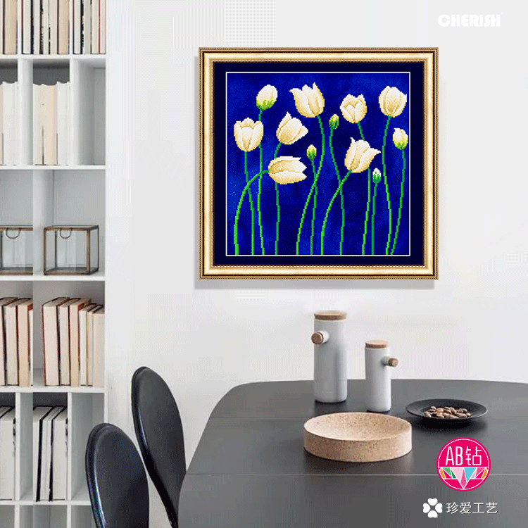 71476-婀娜郁金香-50x50cm  ￥61