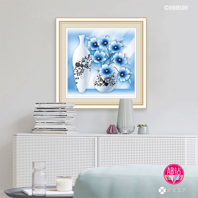 71680-蓝色魅影（二）50x50cm   ￥78