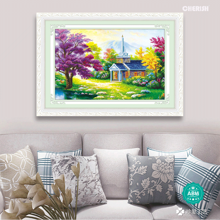 18077-悠然小居-71x50cm  ￥282