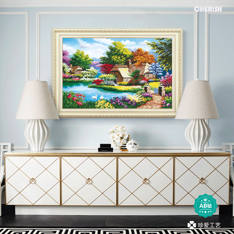 18083-悠然雅居-86x60cm  ￥432