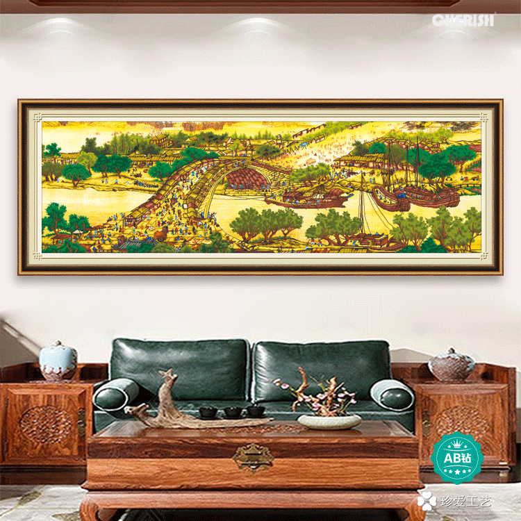 18095-清明上河图-231x75cm  ￥1290