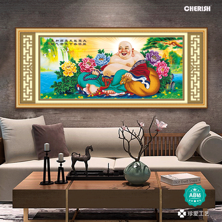 18225-弥勒佛-164x75cm  ￥780