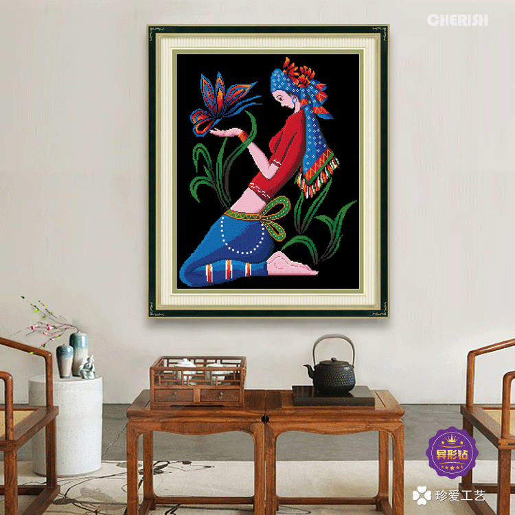 18419-心舞飞扬-60x73cm   ￥348