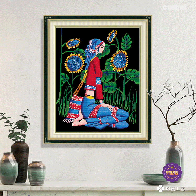 18421-阳光情-60x73cm  ￥365