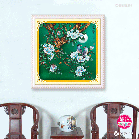 31296-鸟语花香（三）-70x70cm ￥89