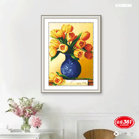 31571-典雅郁金香-57x76cm ￥89