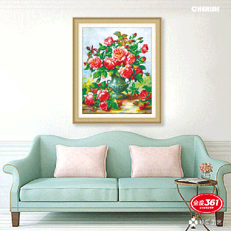 31611-威廉姆斯花（古典版）-62x75cm ￥89