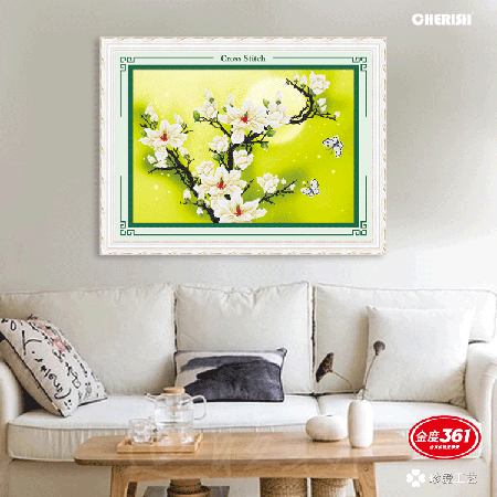 30216-月色玉兰-75x55cm ￥72