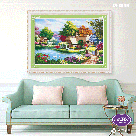 12022-悠然雅居-100x70cm ￥388