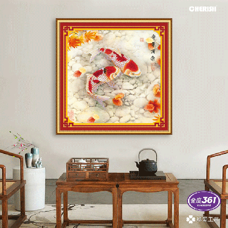 12066-年年有余-60x60cm ￥138
