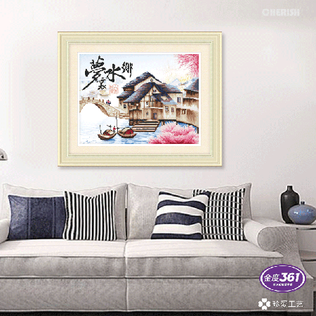 12070-梦里水乡-66x52cm ￥150
