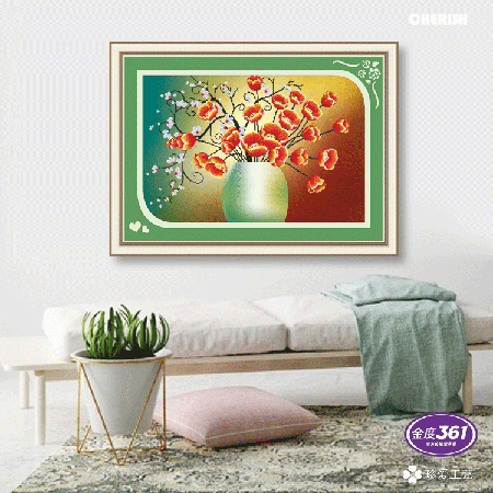 12105-一花一世界-85x60cm ￥200