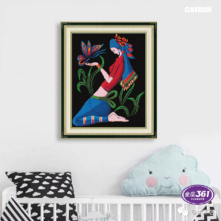 12095-心舞飞扬-60x75cm ￥200