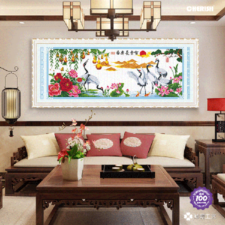 11135-富贵长寿图-150x60cm ￥375