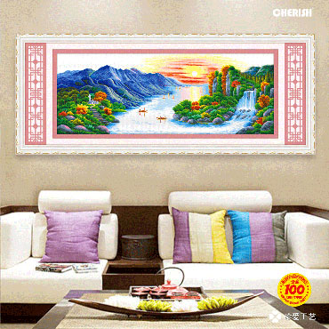 21178-江山如画-187x76cm  ￥322