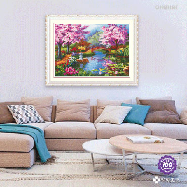 11075-春色怡人-80x60cm ￥338