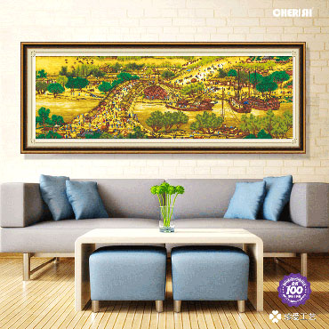 11097-清明上河图（新版）-240x84cm ￥1000