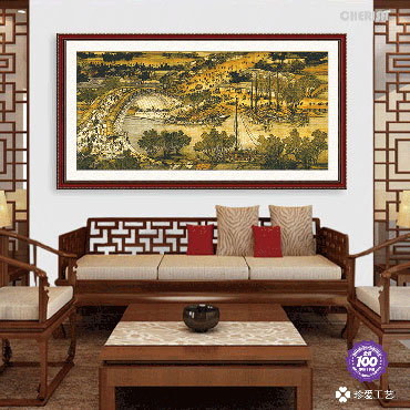 11099-清明上河图-194x101cm ￥1125