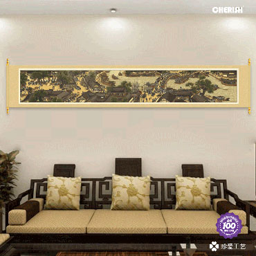 11101-清明上河图-662x90cm ￥3200