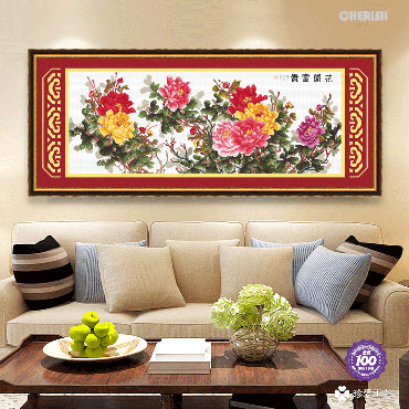 11105-花开富贵-190x78cm ￥588