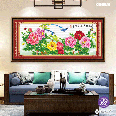 11108-国色牡丹花开富贵（新版）-170x75cm ￥500