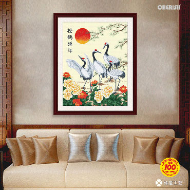 21281-松鹤延年-61x76cm ￥83