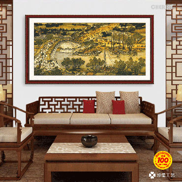 21325-清明上河图-194x101cm ￥500