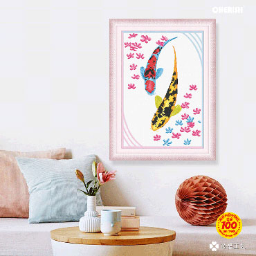 21626-如鱼得水-57x78cm ￥67