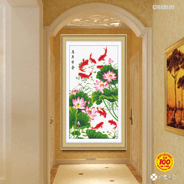 22339-年年有余（荷花版）-62x88cm ￥56