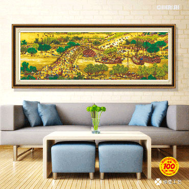 22351-清明上河图（新版）-240x84cm ￥444