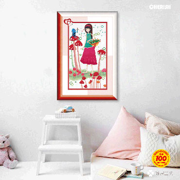 21838-恋爱的感觉-牵挂-35x55cm ￥50