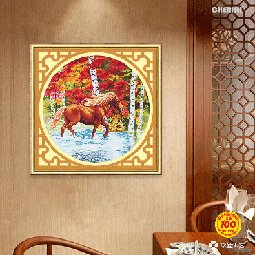 22239-鸿运千里-65x65cm ￥122