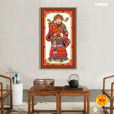 21898-文财神-65x115cm ￥161