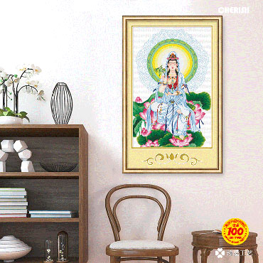 21978-观音-75x110cm ￥172