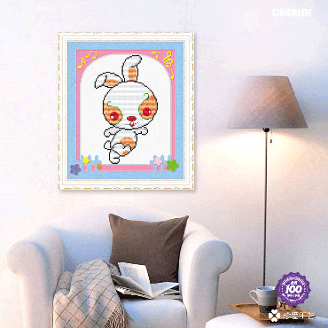11375-俏皮兔-30x35cm ￥63