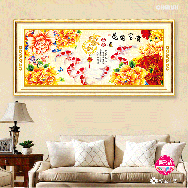72127 花开富贵（福满堂） 188x80cm ?611