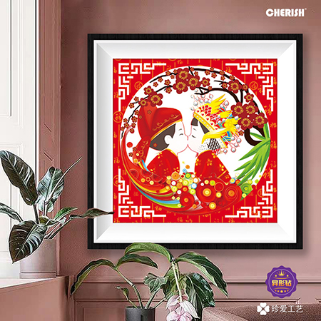 18889-约定今生-幸福一生-60x60cm ￥373