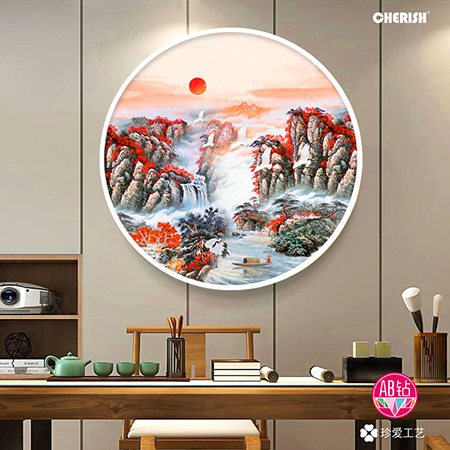 39268 鸿运当头（满钻）60x60cm ￥500