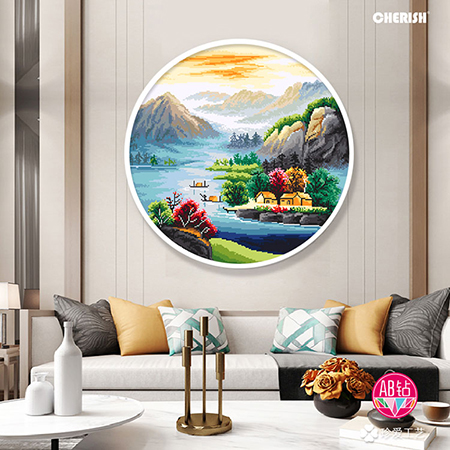 39276 春意盎然（满钻）60x60cm ￥500