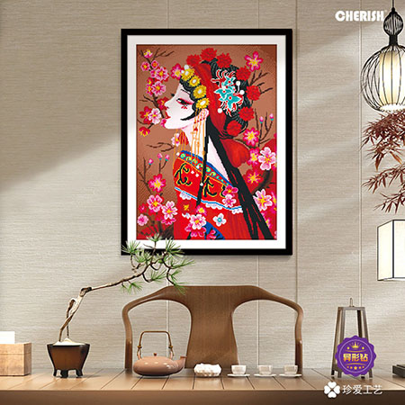 18915 国风花旦 60x80cm ￥573