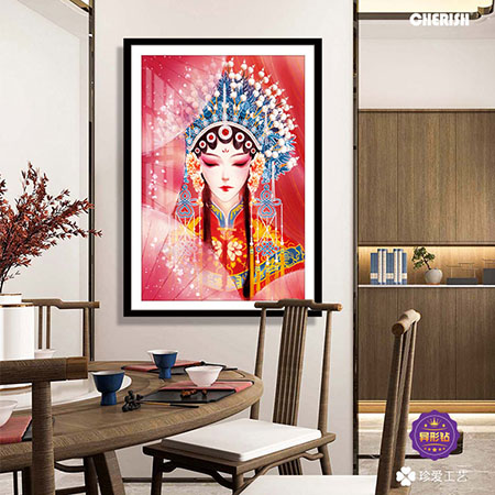 18917 闭月花旦 60x80cm ￥827