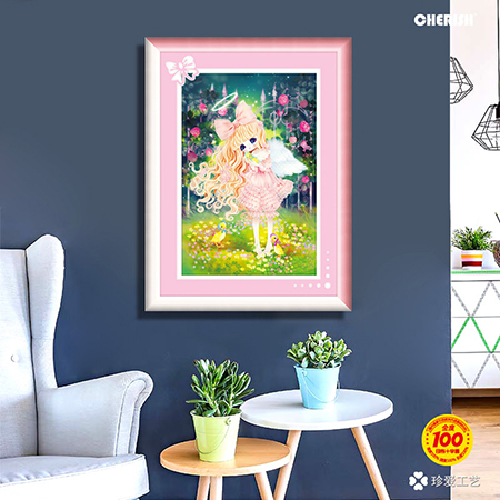 10091 sy公主九 65x50cm ￥105