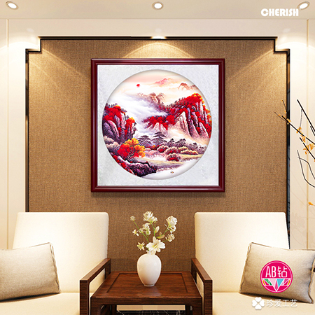 72307 如意人家（满钻）65x65cm￥180