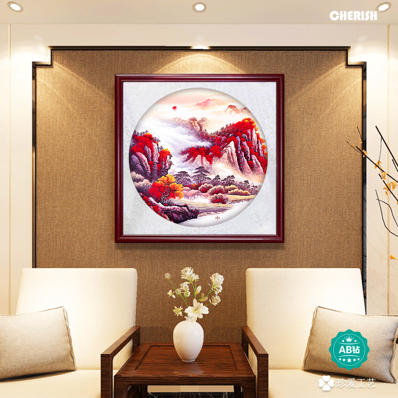 18931 如意人家（满钻）65x65cm ￥454